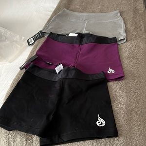 Three beautiful workout shorts for women